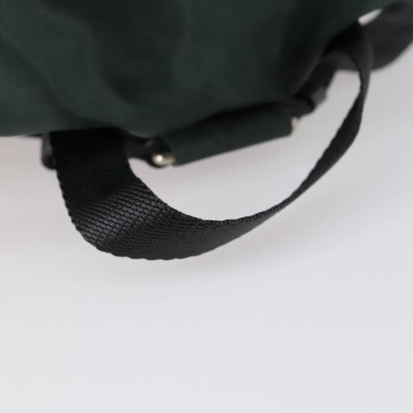 PRADA Backpack Nylon Green Silver Auth 154589 main image 14
